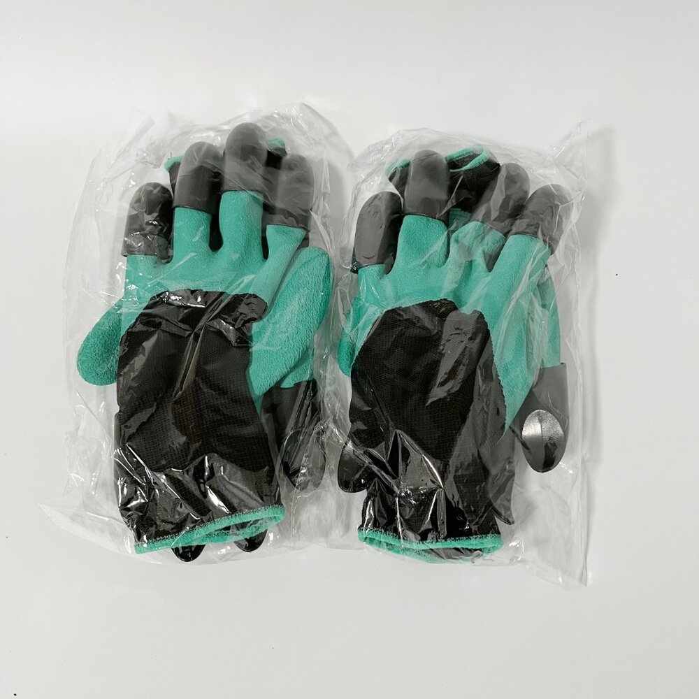 2 Pairs Garden Digging Gloves With Claws For Digging Planting Gardening Raking - Picture 8 of 8